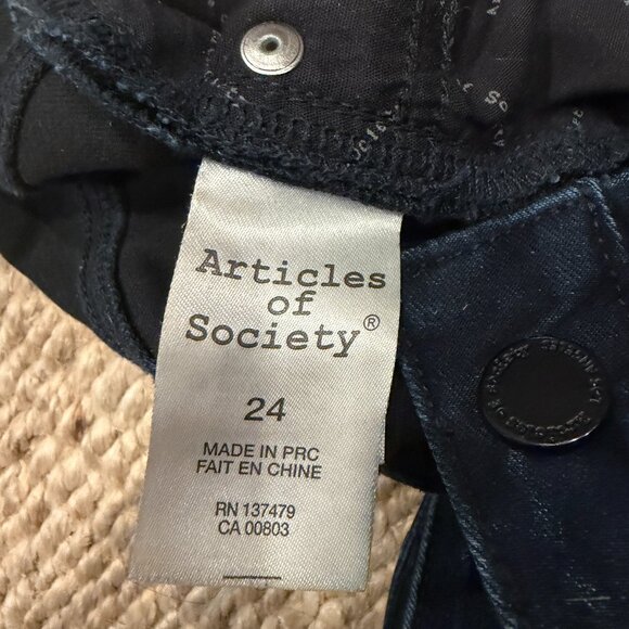 Articles of Society Jeans Size 24 Straight Leg Petite - Picture 4 of 4